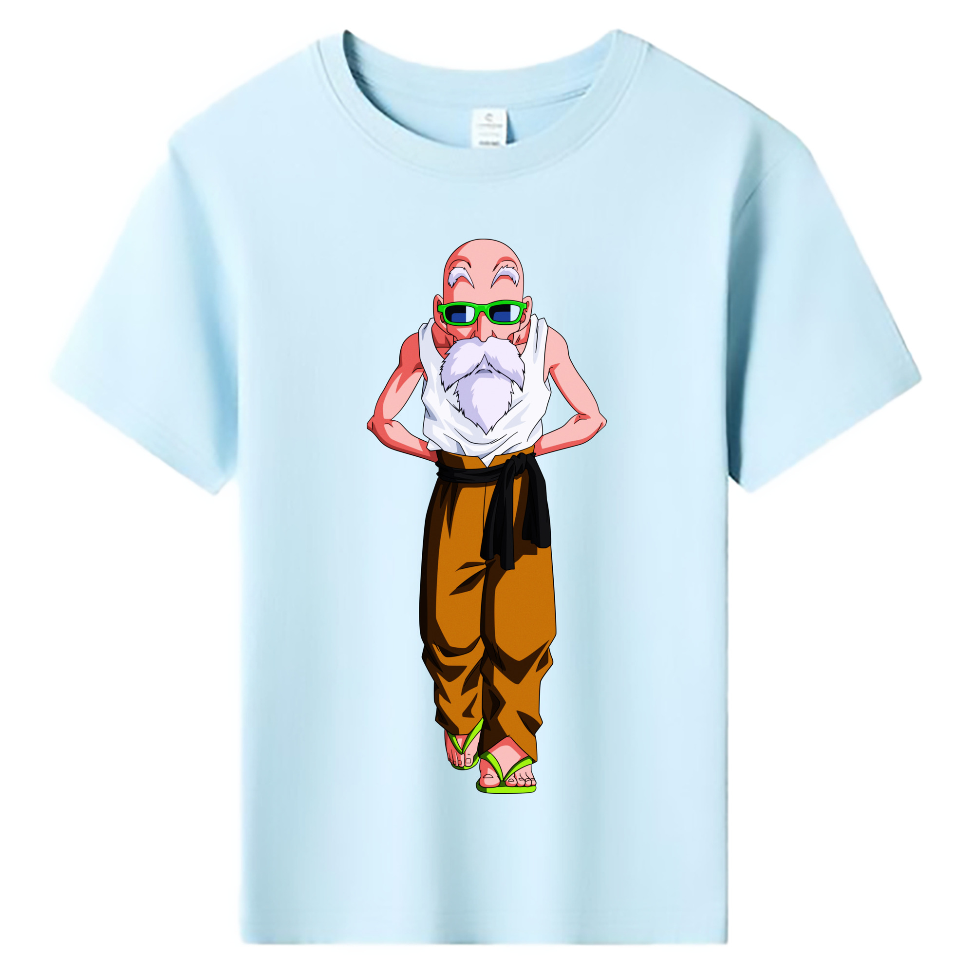 （画像用） ドラゴンボール 亀仙人（かめせんにん） DRAGON BALL Master Roshi Kame Sennin 綿100％キッズTシャツ（フロントプリント）